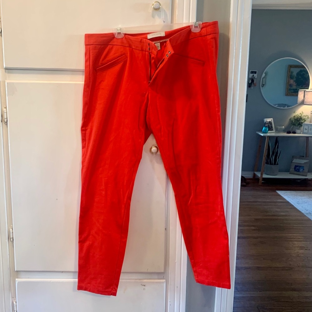 Gap women’s red ultra skinny pants sz14